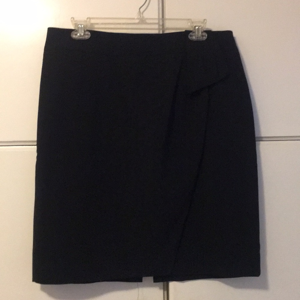 White House Black Market 
Black skirt with detail